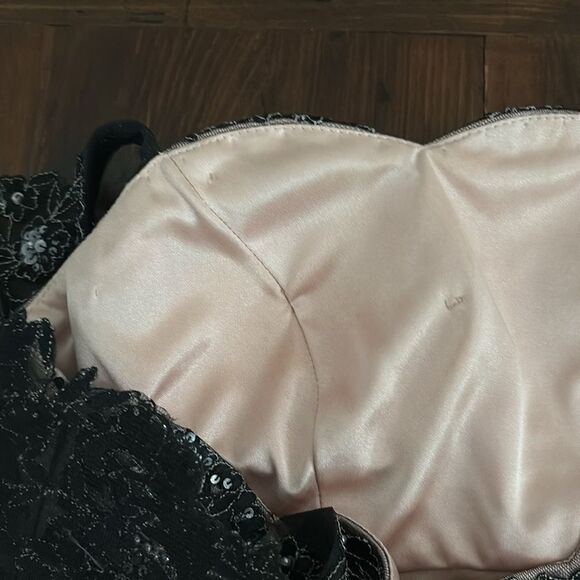 Sue Wong Walt Disney “Alice in Wonderland” 
Black & Rose Lace Trim Dress Size 6 - Picture 12 of 16